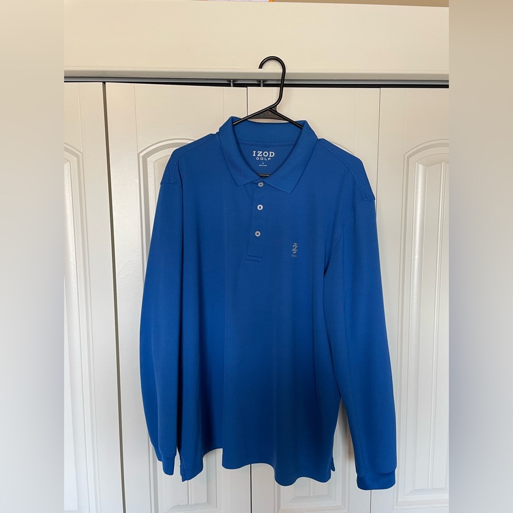 Izod Men’s Long Sleeve Golf Shirt